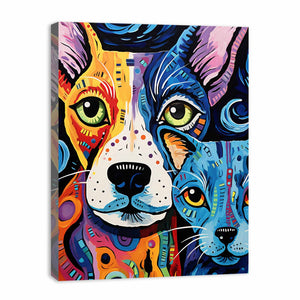 Modern  Dogs Painting
