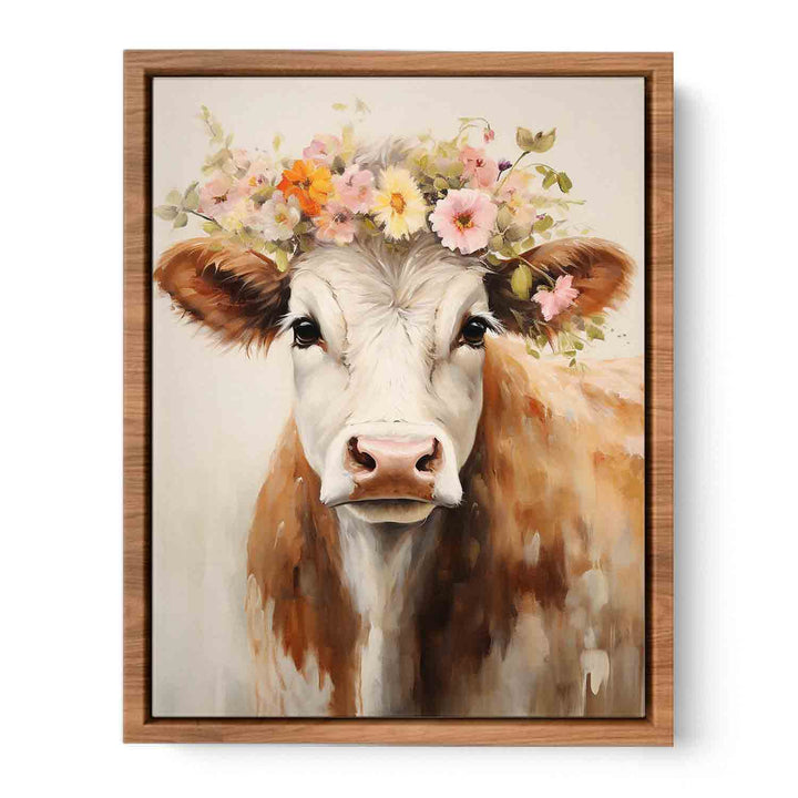 Modern Cow  Poster