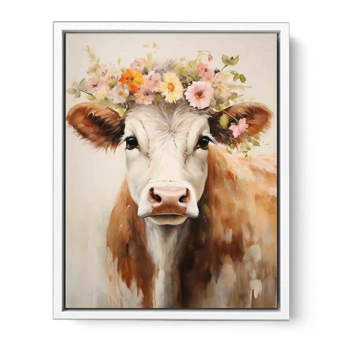 Modern Cow  Framed Print