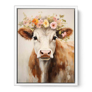 Modern Cow  Framed Print