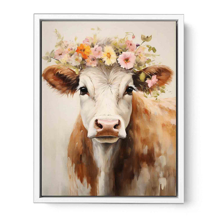Modern Cow  Framed Print