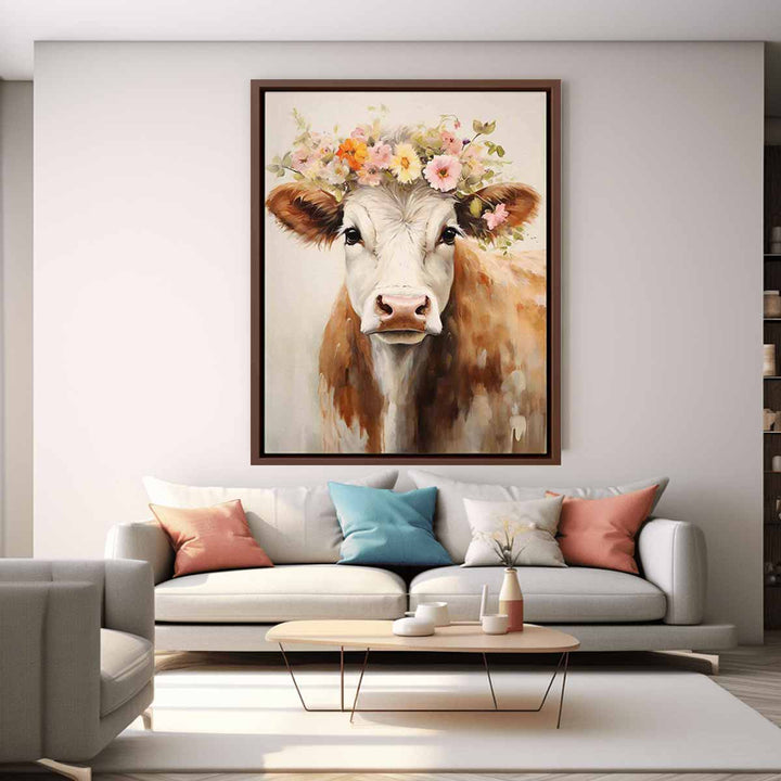 Modern Cow  Painting