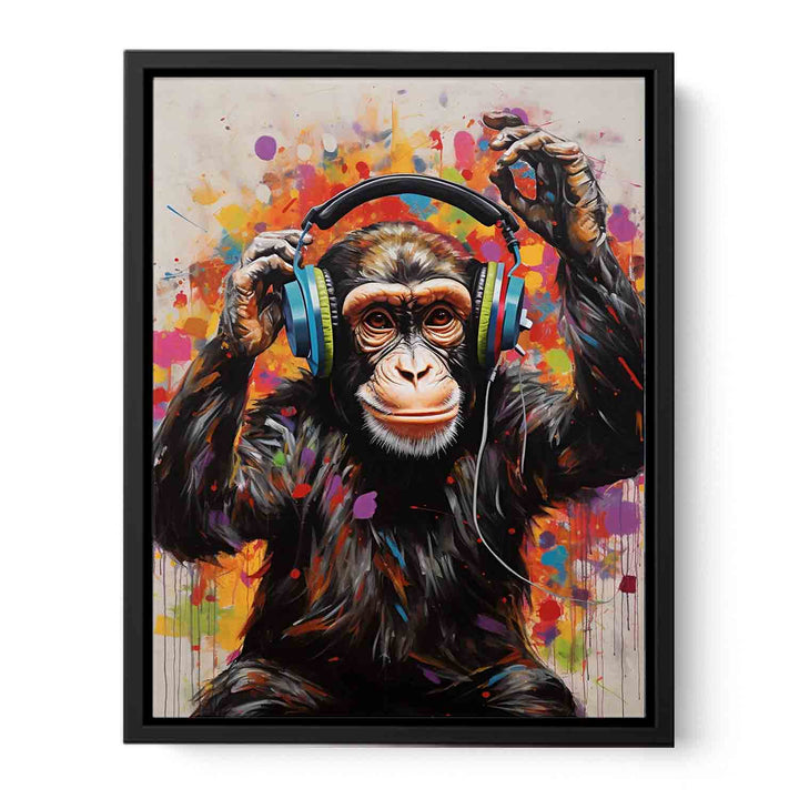 Modern Monkey    Canvas Print