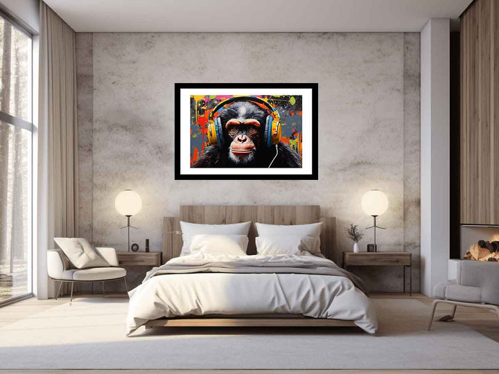 Blue Monkey Painting