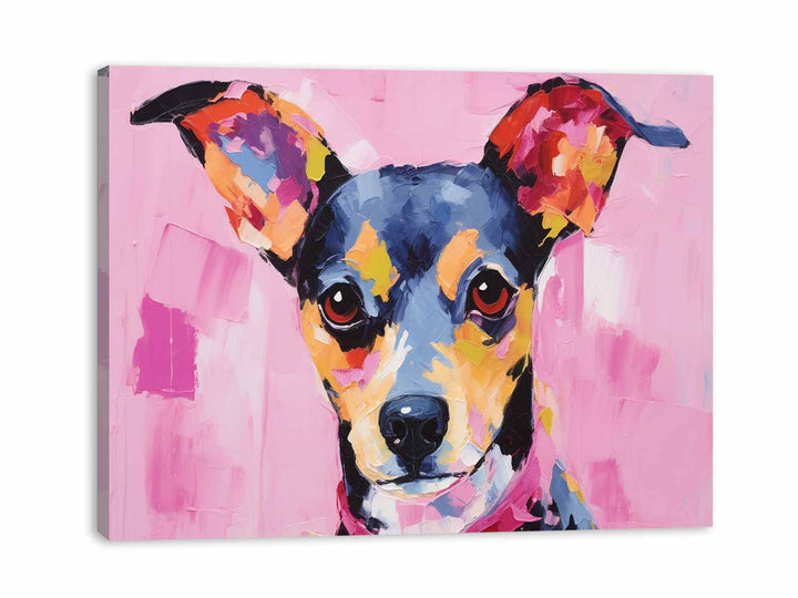 Pink Dog  Painting