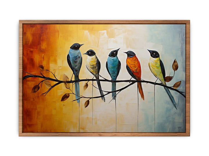 Birds On wire Poster