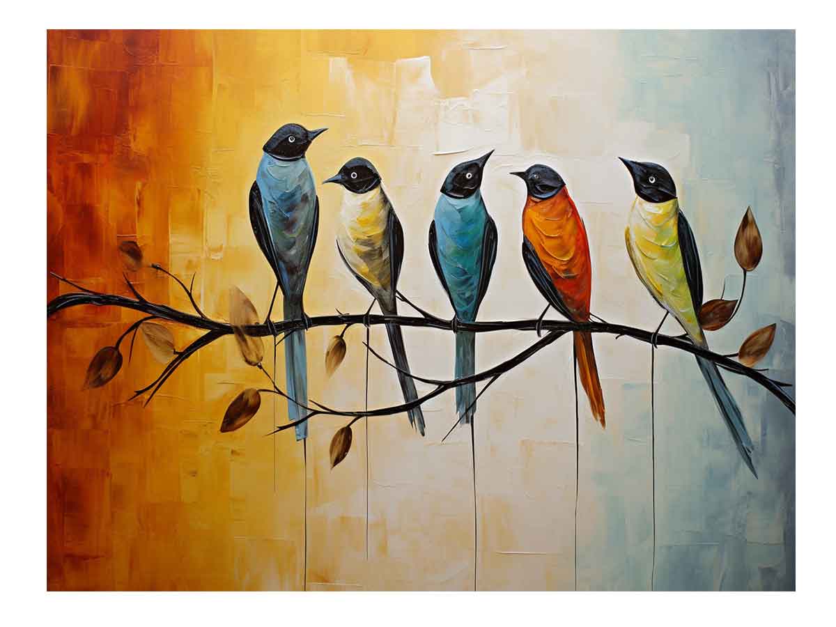 Birds On wire