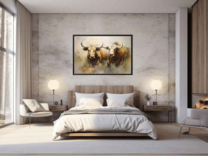 Bulls Painting