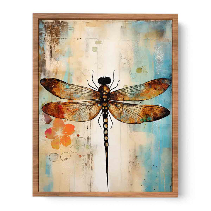 Vinatge  Dragonfly  Poster