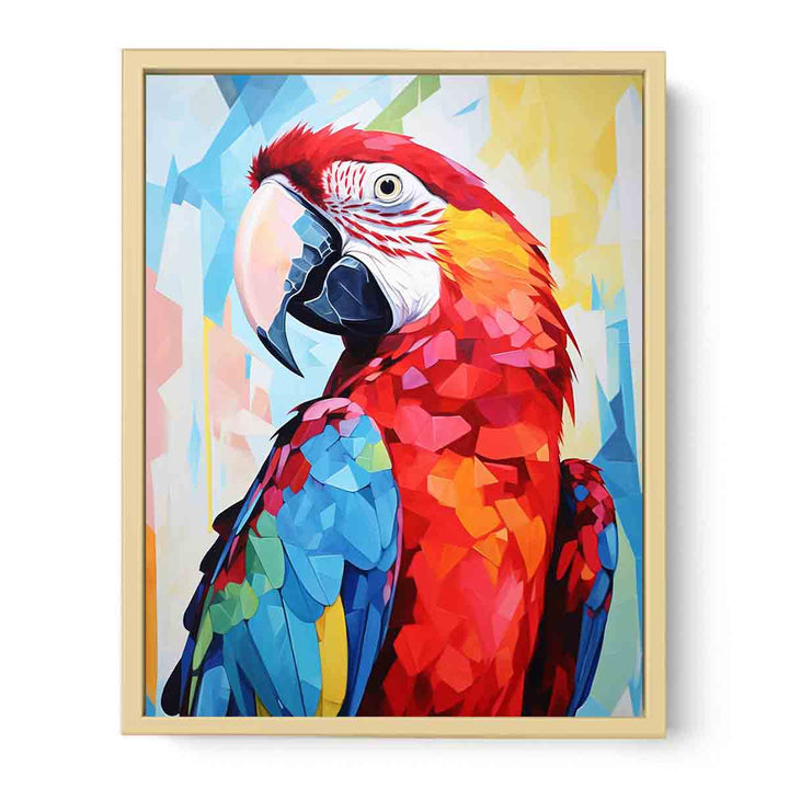 Tropical Parrot  Art Print