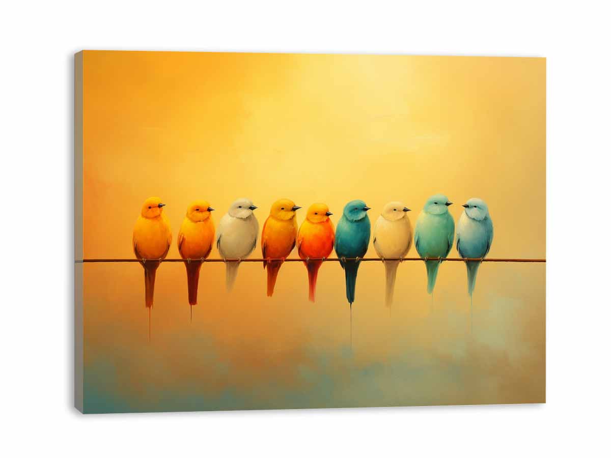 Brids on Branch Painting