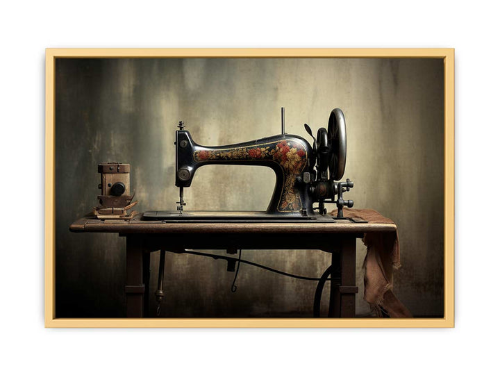 Cloth Machine Modern Art Painting  Poster