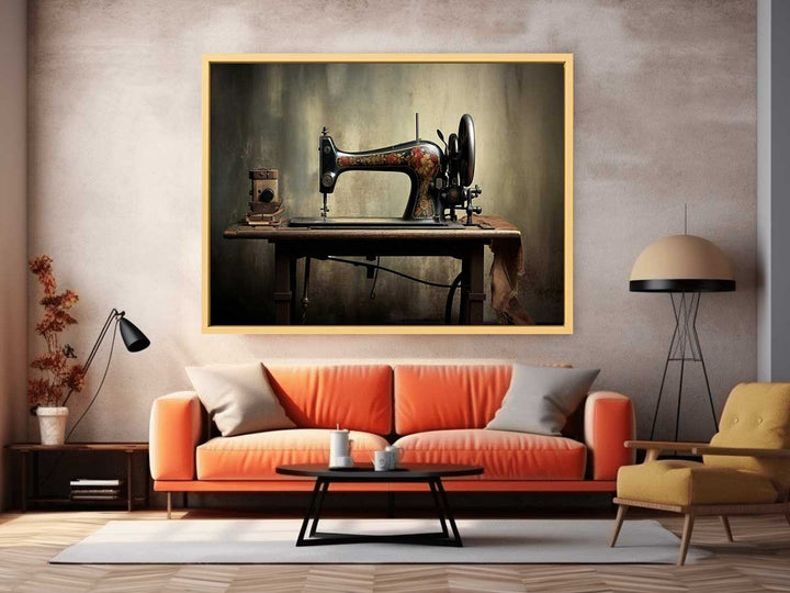 Cloth Machine Modern Art Painting 