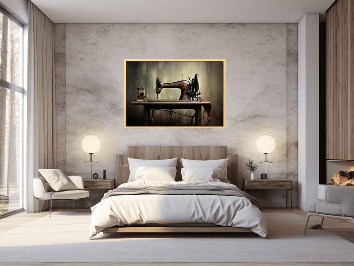 Cloth Machine Modern Art Painting 