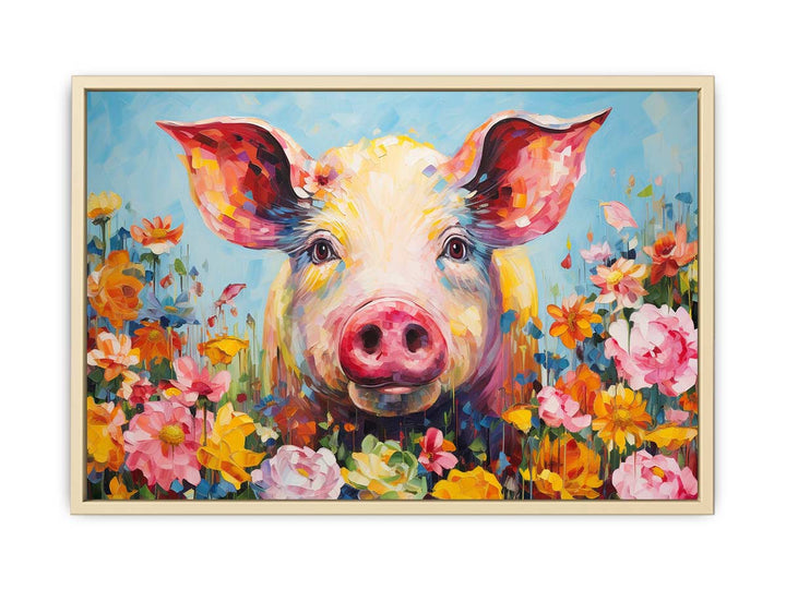 Pig Modern Art Painting  Art Print