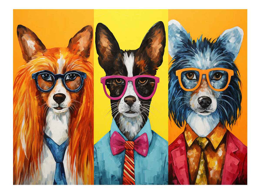 Modern Animals with Glasses