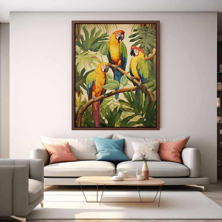Tropical  Parrotsg Painting