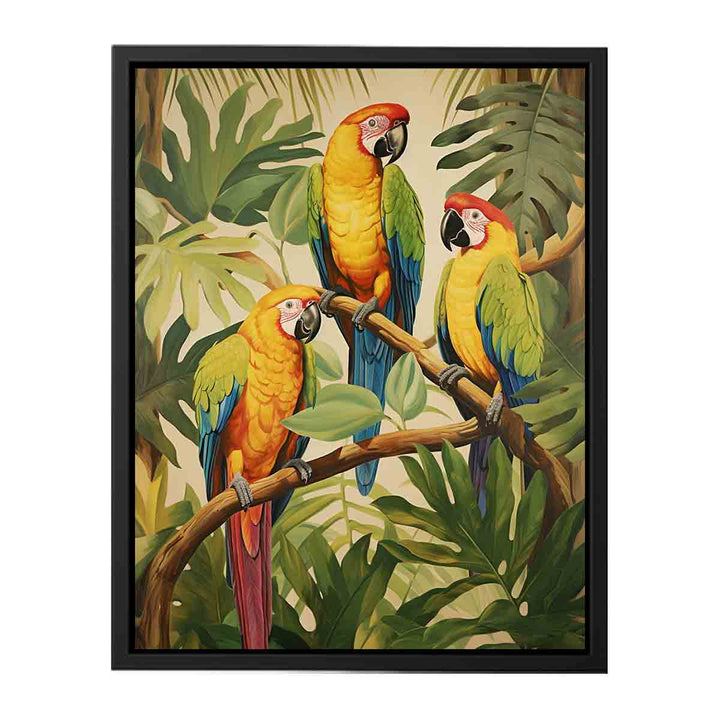 Tropical  Parrotsg  Canvas Print