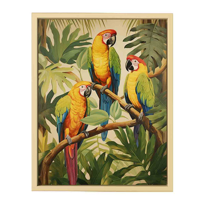 Tropical  Parrotsg  Art Print