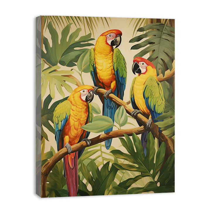 Tropical  Parrotsg Painting