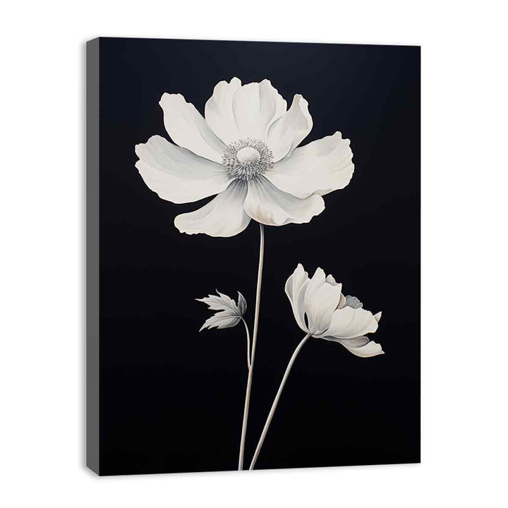 White  Flower Painting