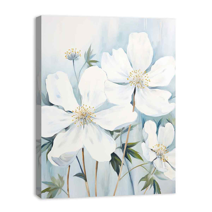 White Flowers Painting