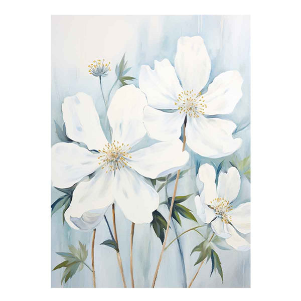 White Flowers Painting