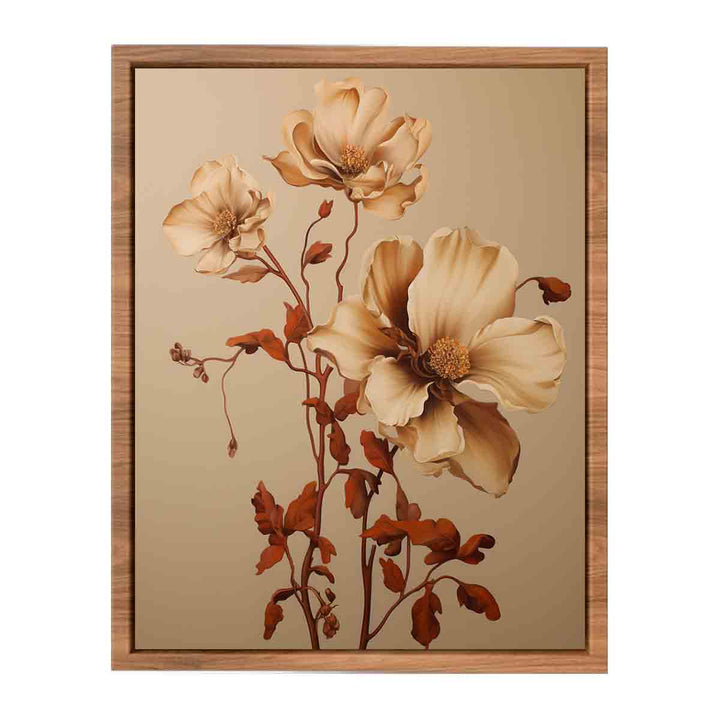 Brown Flower Painting  