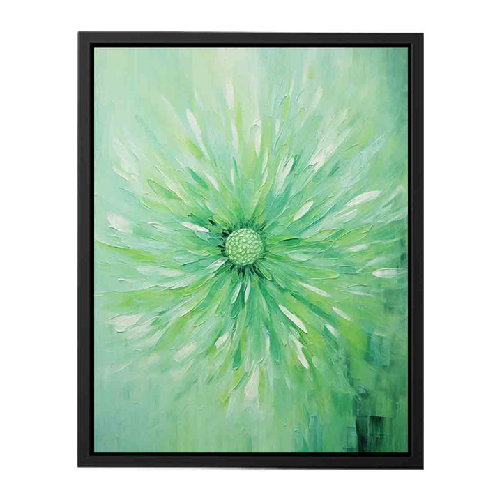 Green Bloom  Canvas Print