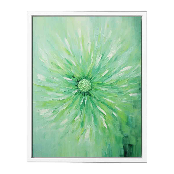 Green Bloom Framed Print