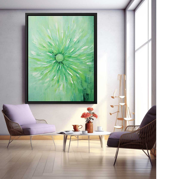 Green Bloom Painting