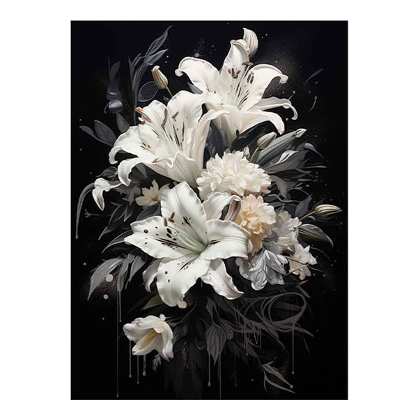 White Flowers Painting
