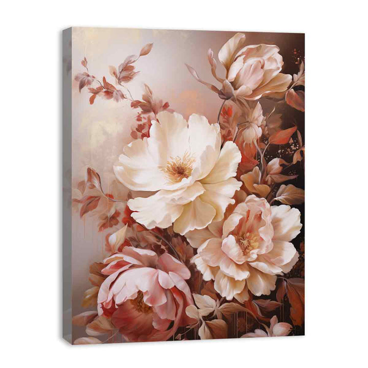 Brown Flower  Art Painting