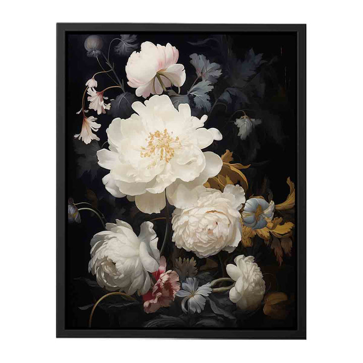 White Flowers   Canvas Print