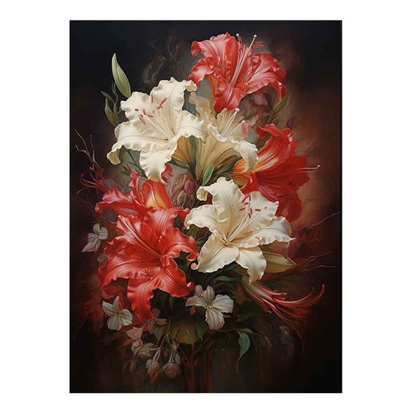Flower Red  Art Painting