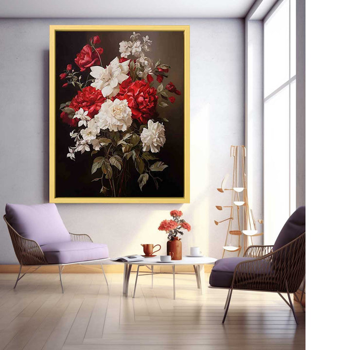 Vinatge Flower Painting