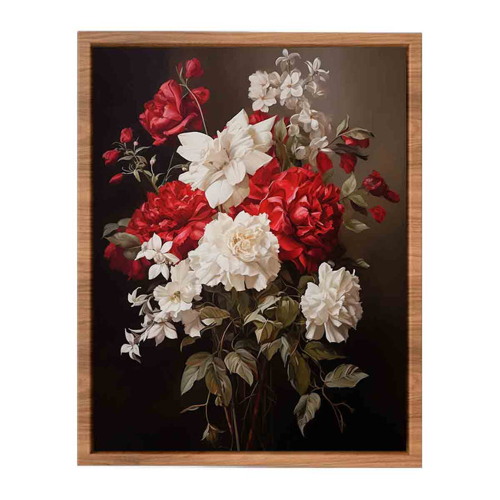 Vinatge Flower Painting Poster