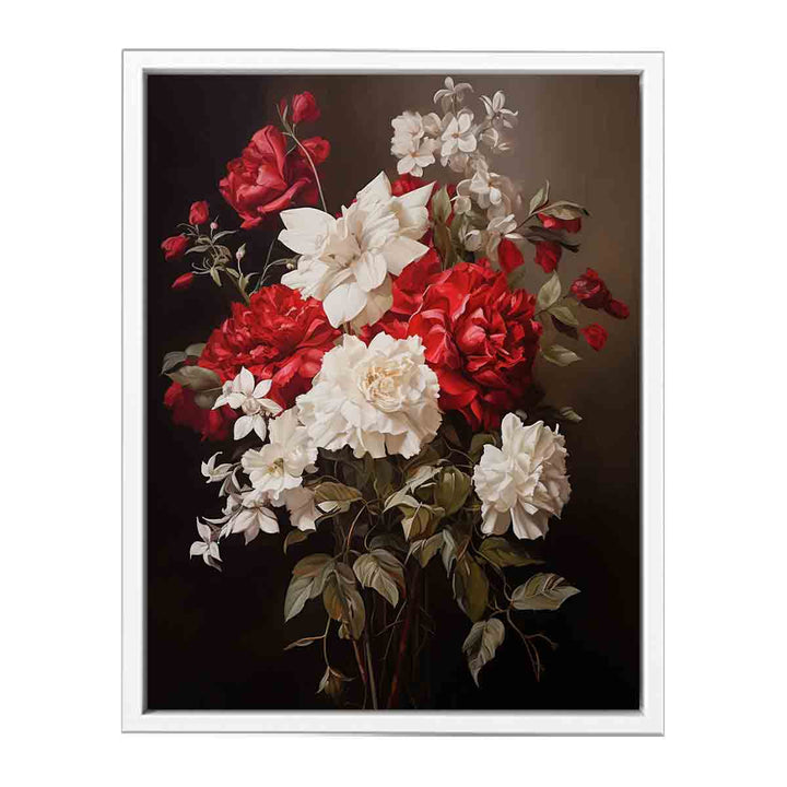 Vinatge Flower Painting Framed Print