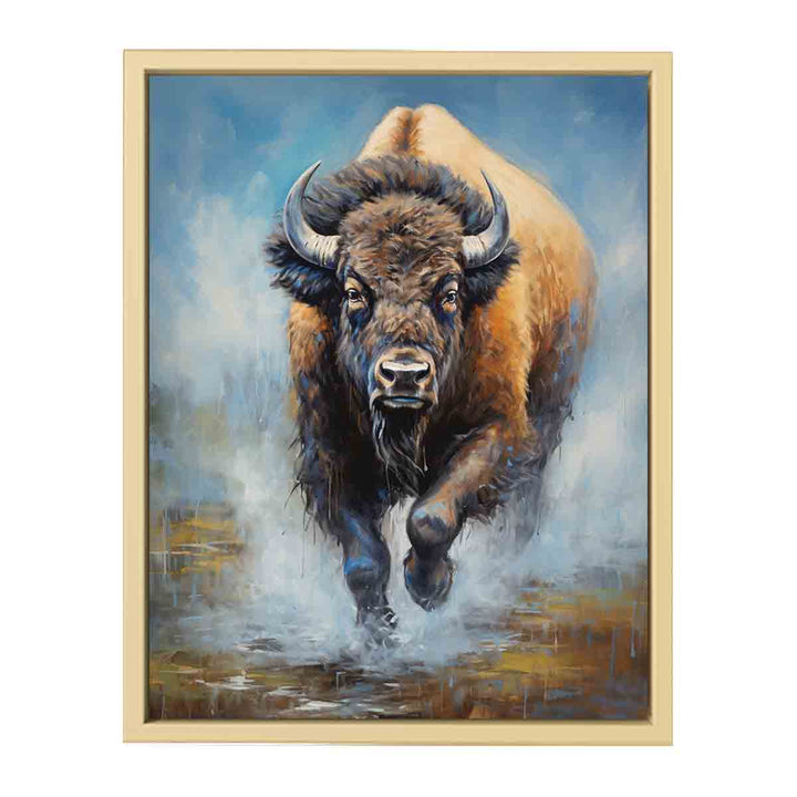 Running Bull   Art Print