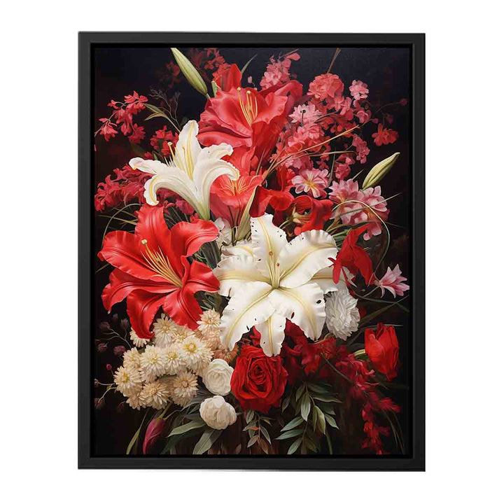 Beautiful Floral Painting  Canvas Print
