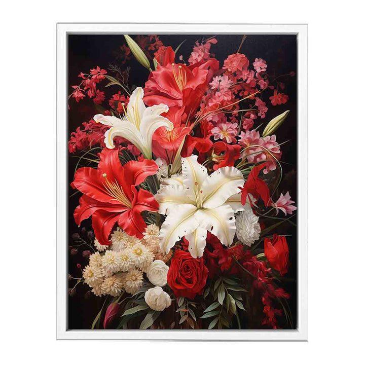 Beautiful Floral Painting Framed Print