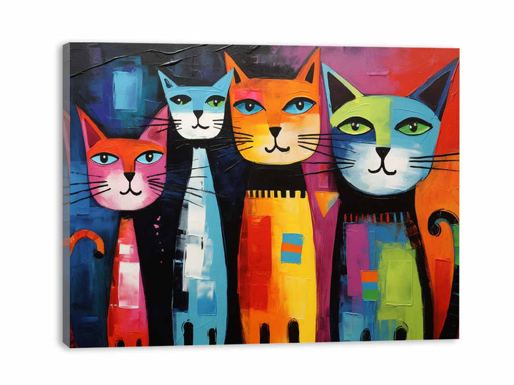  Cat Modern Art Painting