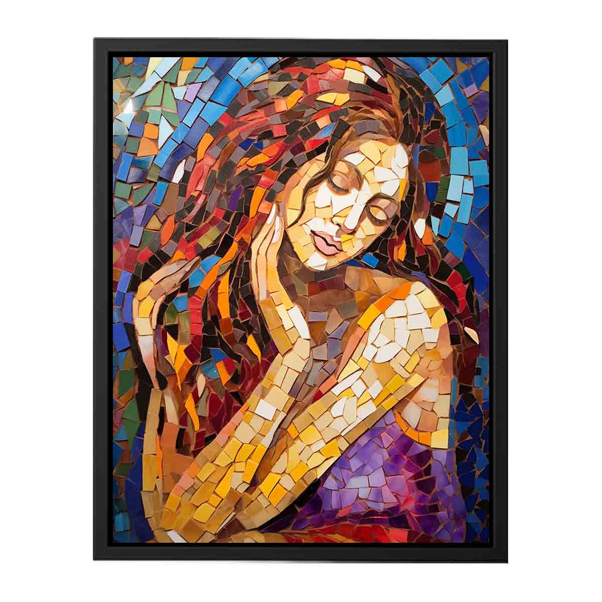 Mosaic Art Painting  Canvas Print