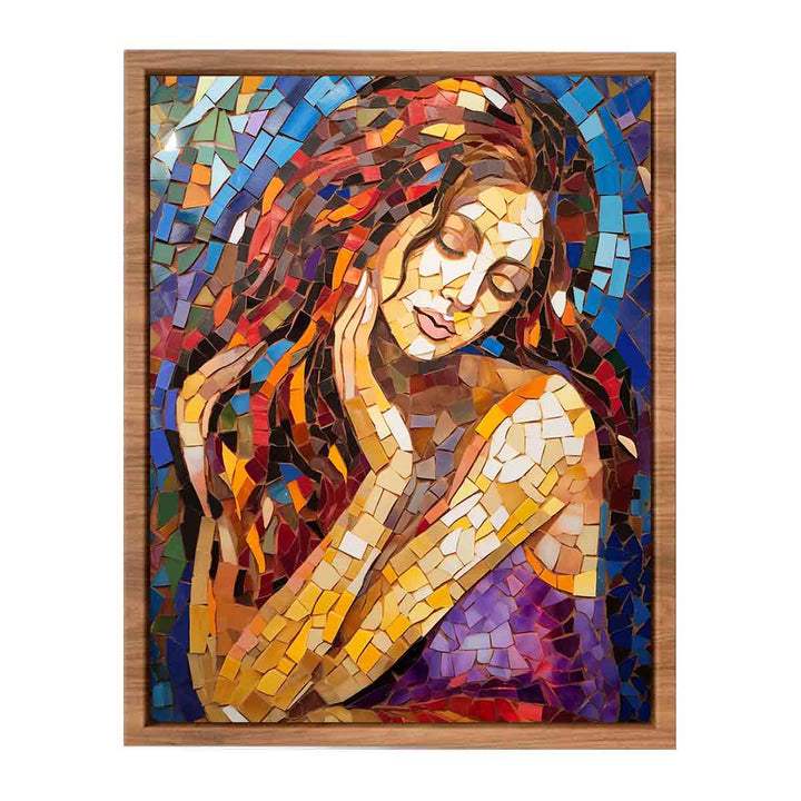 Mosaic Art Painting Poster