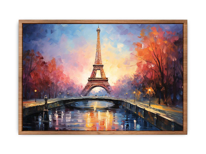 Eiffel Sunset Poster