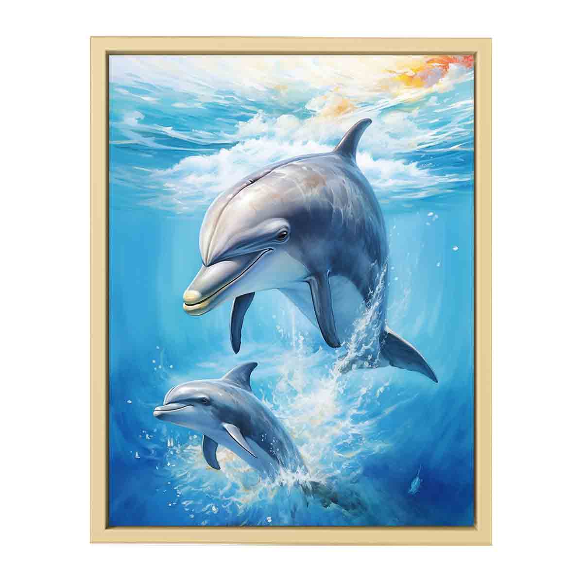 Dolphin Artwork  Art Print