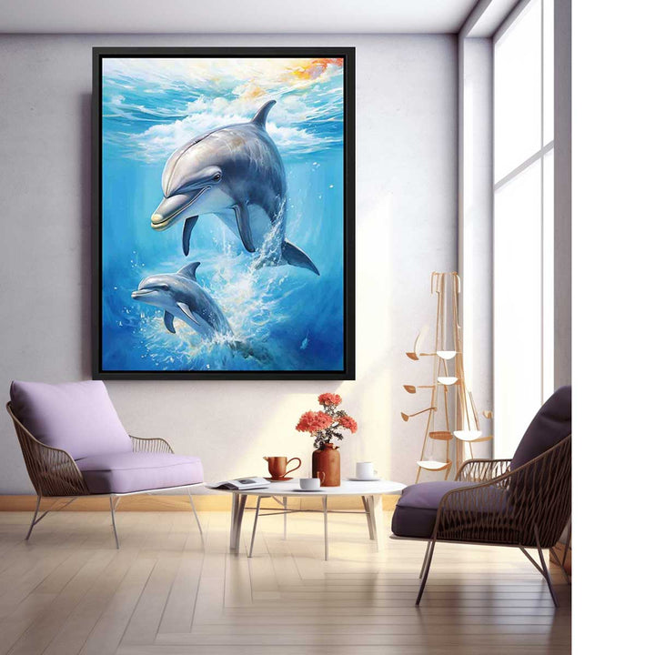 Dolphin Artwork Painting