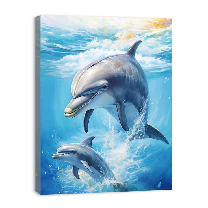 Dolphin Artwork Painting