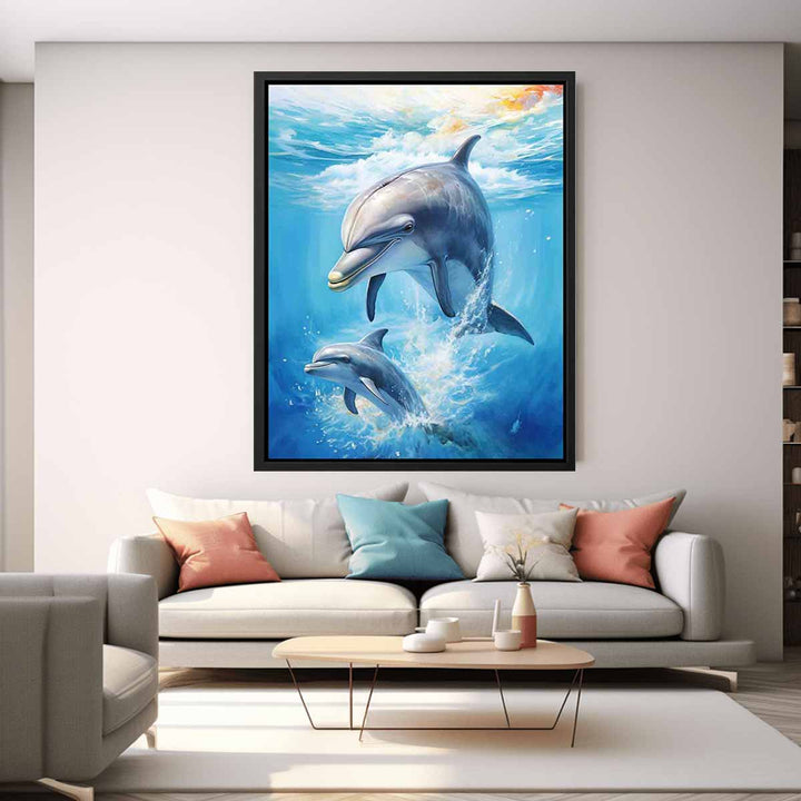 Dolphin Artwork Painting