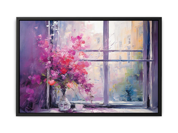 Still Life Window Art   Canvas Print